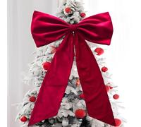 SQAQS Large Bow Custom Window Display Party Pendant, Durable and Sustainable use, for Coquette Room Decor, Giant Pastel Red Hanging Wall Decor, Satin Ribbon Tie, Bow Bedroom Accessories