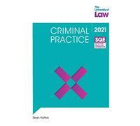 SQE - Criminal Practice (SQE1)