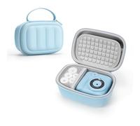 SQERO Kids Camera Instant Print Case for ESOXOFFORE, Dylanto, Cimizi,DUDUDRAGON etc - Shockproof Protective Travel Storage Bag with Handle, Cute Gifts for Girls Boys (blue)