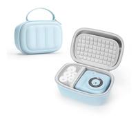 SQERO Kids Camera Instant Print Case for Hangrui/Lenudar/HiMont/TIATUA/Gofunly/GREENKINDER Most 1080P Kids Instant Cameras, Cute Travel Carry Bag Christmas Birthday Gifts for Girls Boys (Blue)