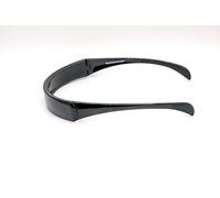 SqHair Hinged Headband fits like sunglasses - Comfortable Headband, Stays in Place, Easy Styling On-the-Go Bands (Black)