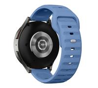 SQHYWJ Silicone Watch Bands 2mm 22mm Quick release waterproof replacement strap Men's and Women's Universal Soft Silicone Watch Bands (blue 20mm)