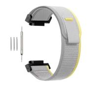 SQHYWJ-Suitable for Casio G-SHOCK series watch band, nylon elastic watch band GA-100 sports models watch band for men and women universal(Yellow + Beige)