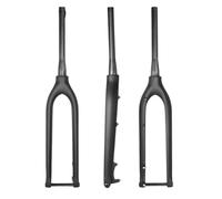 SQIANKUN Bike Forks 27.5er 29er Carbon Mountain Bike Fork 650B MTB Carbon Forks 15x100mm Thru Axle Tapered Rigid Fork Bicycle Accessorie Mtb Forks(29er Black Matte)