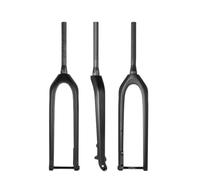 SQIANKUN Bike Forks 27.5er 29er Carbon MTB Fork 15x110mm 1-1/8"-1-1/2" Tapered Max Tire 3.0 Mountain Bike Rigid Carbon Forks Mtb Forks(27.5er Glossy Black)
