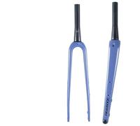 SQIANKUN Bike Forks 700C Full Carbon Fiber Rigid Fork Highway Road Bike Fork Paint Baking Process Internal Cable Routing Carbon Suspension Mtb Forks(Purple)