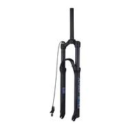 SQIANKUN Bike Forks Bicycle Air Fork Rebound Adjustment MTB Suspension 26/27.5/29 Straight/Tapered Mountain Fork For Bike Quick Release Mtb Forks(B 29 Straight RL)