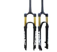 SQIANKUN Bike Forks Bike Fork Rebound Adjustable MTB Air Front Suspension 26/27.5/29 Inch 120mm Travel Quick Release Fork Bicycle Accessories Mtb Forks(27.5 Tapered damping)