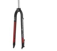 SQIANKUN Bike Forks Bike Rigid Fork 26/27.5/29inch Disc Brake Mountain Fork Straight Tube 28.6MM Matte Lightweight MTB Bicycle Fork Mtb Forks(26-27.5 Red)