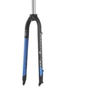 SQIANKUN Bike Forks Bike Rigid Fork 26/27.5/29inch Disc Brake Mountain Fork Straight Tube 28.6MM Matte Lightweight MTB Bicycle Fork Mtb Forks(26-27.5 Blue)