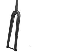 SQIANKUN Bike Forks Cyclocross Bike Full Carbon Ultralight Road Bike Fork 100mm Carbon 700C 1-1/8" Straight/Taper Tube Disc Brake Front Fork Mtb Forks(Glossy taper tube)