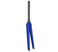 SQIANKUN Bike Forks Full Carbon Road Bike Fork V Brake 700C Road Bicycle Carbo Fiber Fork 100x9mm Road Carbon Fork Tapered Tube 39.8mm Front Fork Mtb Forks(Blue Matte)