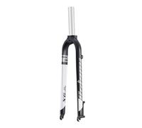 SQIANKUN Bike Forks Matte Rigid Fork FIt 26/27.5/29inch Aluminum Alloy Mountain Bike Fork Straight Tube 28.6mm A-pillar MTB Hard Fork Mtb Forks(29 inch White)