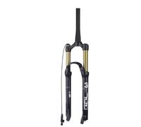 SQIANKUN Bike Forks Mountain Bike Air Front Fork Ultra-light 27.5''/26'' With Remote Control Magnesium Alloy Rebound Adjustment Suspension Fork Mtb Forks(27.5in Conical)
