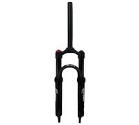SQIANKUN Bike Forks Mountain Bike Front Fork 20 Inch 24 Inch Air Fork Aluminum Alloy Disc Brake 100mm Quick Release Shoulder Wire Controlled Locking Mtb Forks(20inch Air)