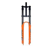 SQIANKUN Bike Forks Mountain Bike Shoulder Fork 26 27.5 29 Inch Magnesium Alloy Air Fork 9X100MM Durable Straight Tube Hand Lock Fork Mtb Forks(29in rebound O)