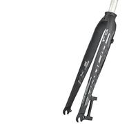 SQIANKUN Bike Forks MTB Hard Fork Matte Rigid Fork Fit 26/27.5/29 Inch Aluminum Alloy Mountain Bike Forks Straight Cone Tube 28.6mm Mtb Forks(F5-black)