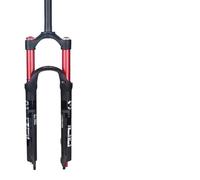 SQIANKUN Bike Forks MTB Suspension Rebound Adjustment Double Air Fork 26/27.5er/29er Inch Magnesium Alloy Quick Release Bicycle Parts Mtb Forks(27.5Red Manual)