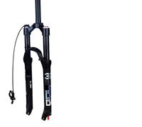 SQIANKUN Bike Forks MTB Suspension Rebound Adjustment Double Air Fork 26/27.5er/29er Inch Magnesium Alloy Quick Release Bicycle Parts Mtb Forks(29Black Remote)