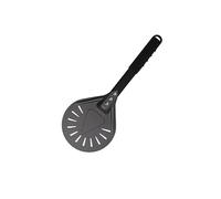 SQIANKUN Pizza Paddle 1 Pcs 8 9 10 Inch Round Pizza Paddle Small Peel Foldable Perforated Bread Shovel Nonstick Turning for Kitchen Oven Accessories(Dark grey7inch44cm)