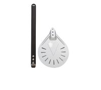 SQIANKUN Pizza Paddle Pizza Turning Small Peel Paddle Short Round Tool Non Slip Wooden Handle 9 Inch Perforated Shovel Aluminum(7 inch 55cm-01)