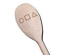 SQID Game Inspired Wooden Baking Spoon Wood Kitchen Cooking Present Fan Gift