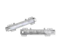 SQIFBA 2PCS Car Front Daytime Running Light For Mercedes For Benz W166 ML350 ML400 X204 GLK350 2012-2015 2049065501 DRL Light Fog Lamp Indicator Blinker Light