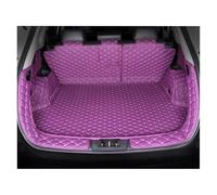 SQIFBA Car Boot Protector Car Trunk Mats For Volvo C30 2006-2013 Waterproof Leather Full Cover Custom Interior Details Auto Accessories Floor Liner(Purple-Beige)