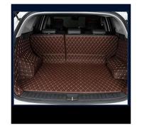 SQIFBA Car Boot Protector Car Trunk Mats For Volvo C30 2006-2013 Waterproof Leather Full Cover Custom Interior Details Auto Accessories Floor Liner(Coffee-Beige)