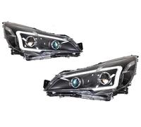 SQIFBA Car Headlight Covers Car Head Lamp For Subaru For Legacy LED Headlight 2010-2015 Headlights Outback DRL Turn Signal High Beam Auto Accessories Headlight Dust Cover