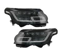 SQIFBA Car Headlight Covers LED L405 Headlamp Direct Facelift 4 Lens Headlight For Land For Rover For Range For For Vogue 2013 2014 2015 2016 2017 Headlight Dust Cover