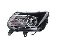 SQIFBA Car Headlight Headlight Assembly For Mustang HID/Xenon 2013 2014 W/LED DRL Daylights Black Housing With Clear Lens Headlamp Lens(1 piece right side)