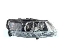 SQIFBA Car Headlight Single Xenon No AFS Front Bumper Head Light Head Lamp For A6 C6 2009-2011 Headlamp Headlight Front Turn Light Headlamp Lens(Right side)