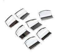 SQIFBA Car Interior 7Pcs/Set ABS Chrome Car Door Window Switch Lift Button Cover Trim Sticker For Nissan For Qashqai J11 2016-2022 Interior Styling