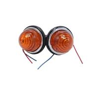 SQIFBA Car Rear Stop Light 2Pcs Rear Lamp Auto Part Rear Brake Stop Light for Classical Car(Amber)