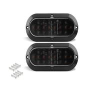 SQIFBA Car Rear Stop Light LED Brake Tail Light 3 in 1 DRL Sequential Flowing Turn Lights Lamp 12V 24V for Trucks Semi-trailers Bus ATV Boat Stop Taillight(2pcs Signal Light)