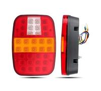 SQIFBA Car Rear Stop Light Trailer Stud Mount Tail Light Rear Brake Indicator For Jeep CJ YJ JK For Wrangler Pick-up 3-in-1 Turn Signals Reversing Lights(2pcs Brake Taillight)