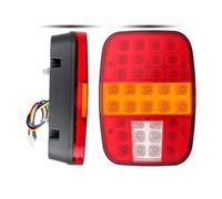 SQIFBA Car Rear Stop Light Trailer Stud Mount Tail Light Rear Brake Indicator For Pick-up 3-in-1 Turn Signals Reversing Lights(2pcs Brake Taillight)