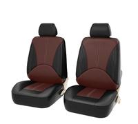 SQIFBA Car Seat Cushions 4/9PCS Leather Auto Seat Covers For OPEL For Astra For Astra For Mocha For Omega For Grandland X For Corsa Seat Covers(2Seats-Brown)