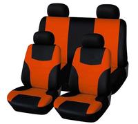 SQIFBA Car Seat Cushions For Buick For Enclave For Encore For Lacrosse For Excelle For Regal Front/Rear Car Seat Cover Fabric Cushion Protector Pad Seat Covers(5Seats-orange)