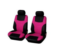 SQIFBA Car Seat Cushions For Genesis G70 G80 G90 Car Seat Cover Front/Rear Fabric Cushion Protector Pad Coupe Chair Interior Accessorie Seat Covers(2Seats-pink)