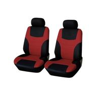 SQIFBA Car Seat Cushions For VW For Passat B5 For Touran For Tiguan For Phaeton Front/Rear Chair Cushion Cover Fabric Car Seat Protector Seat Covers(2Seats-red)
