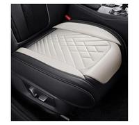 SQIFBA Car Seat Cushions Universal Style Pu Leather Car Seat Cover Cushion For Mercedes C-Class W202 W203 W204 W205 A205 C205 S204 S205 Seat Covers(WHITE,Front 1pcs)