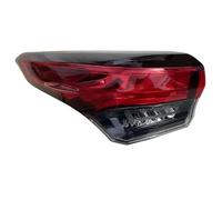 SQIFBA Car Tail Lights For Toyota For Highlander 2020 2021 2022 Car Rear Outside Tail Light Warning Brake Reverse Stop Fog Lamp Taillight Rear Tail Light Assembly(Left)