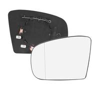 SQIFBA Door Wing Mirror Glass Side Rearview Heated Mirror Glass For Mercedes For Benz ML320 ML350 ML500 ML55 Rearview Mirror Glass Wing Mirror Upper Glass(Left)