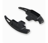 SQIFBA Interior Mouldings Car Steering Wheel Paddle Shifters Shift for Mercedes for Benz A B C E Class CLA GLA CLS GLC GLE W176 W205 W246 C117 W218 Car Vent Outlet Trim(Carbon Black)