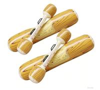 SQINGG 2 Pcs Set Inflatable Floating Row Inflatable Swimming Pool Game Set Float Ride on Row PVC Pool Battle Log Rafts Water Sports Games Float Adults