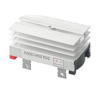 SQL 50A 1000V Three-Phase Bridge Rectifier Module with Aluminum Heat Sink for Industrial Power Conversion, 60x34x30mm