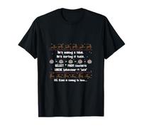 SQL Claus is Coming to Town Funny Nerd Developer Shirt T-Shirt