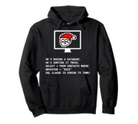 SQL Clause Is Coming To Town Database Sorting Behavior Nice Pullover Hoodie